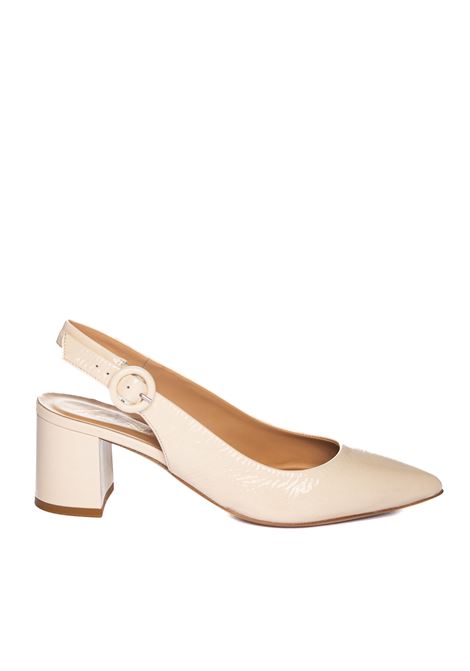 Milk 1602 leather pump FRANCO RUSSO | 1602NAPLAK-MILK